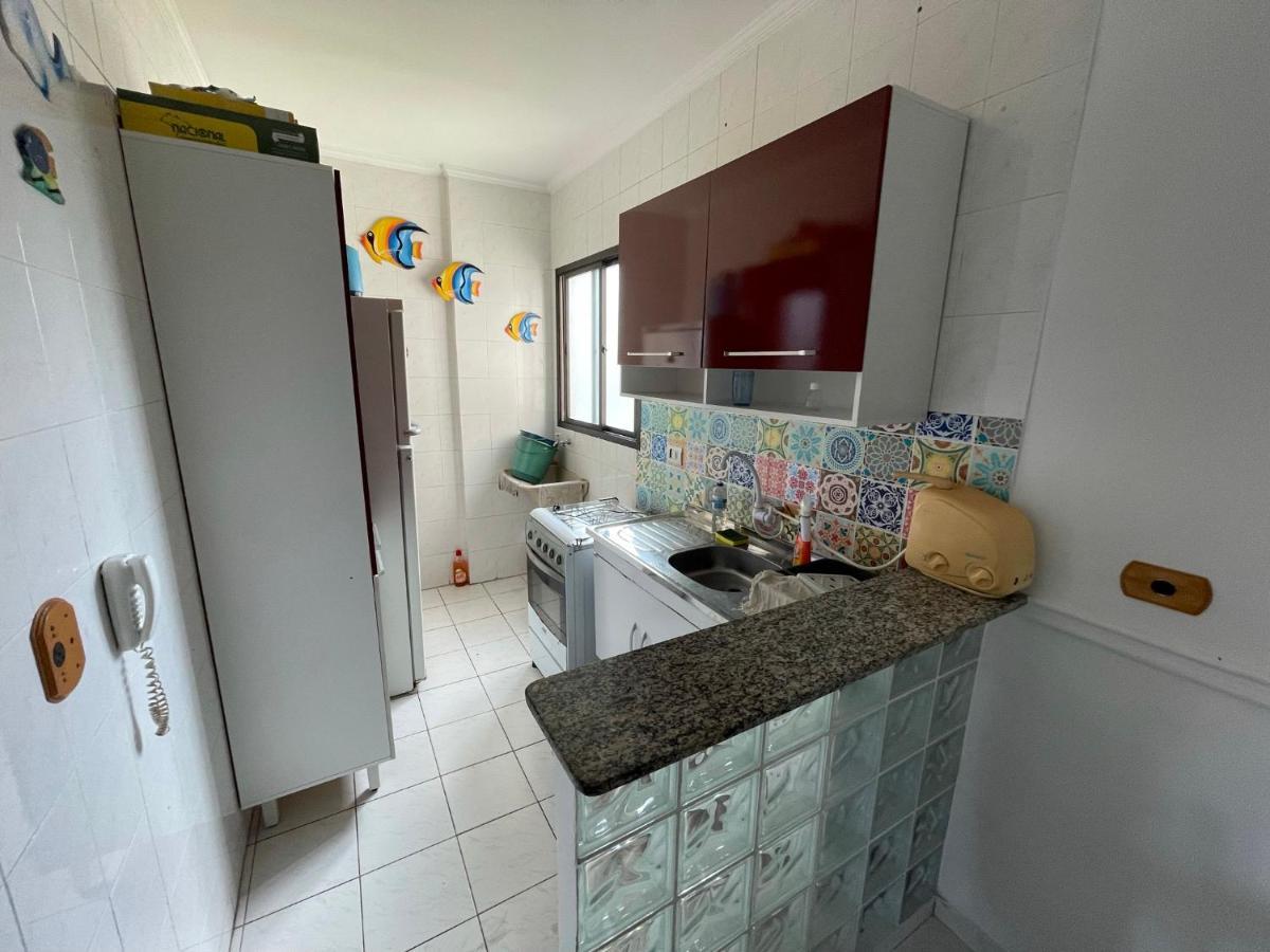 Confortavel Apartamento 1 Dorm Com Piscina E Lazer Guaruja Luaran gambar